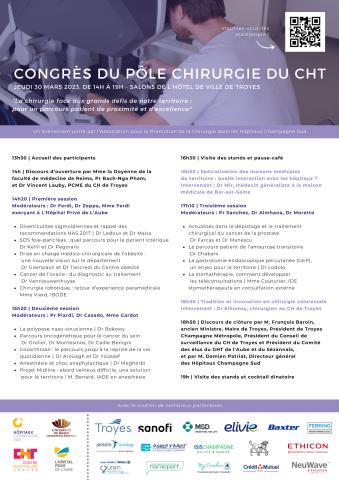 Programme du congrès du pôle chirurgie